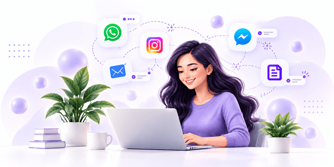 A team member managing customer channels with WupHub.